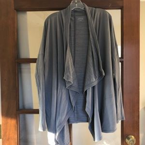 Grey wrap cardigan L